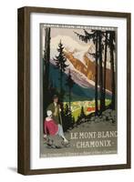 Travel Poster for Chamonix-Found Image Press-Framed Giclee Print