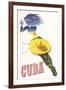 Travel Poster for Cuba-null-Framed Art Print