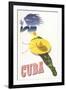 Travel Poster for Cuba-null-Framed Art Print