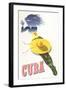 Travel Poster for Cuba-null-Framed Art Print