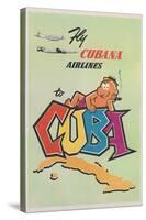 Travel Poster for Cuba-null-Stretched Canvas