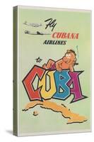 Travel Poster for Cuba-null-Stretched Canvas