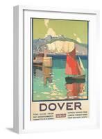 Travel Poster for Dover, Kent-null-Framed Art Print