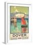 Travel Poster for Dover, Kent-null-Framed Art Print