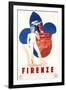 Travel Poster for Firenze-null-Framed Art Print