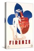 Travel Poster for Firenze-null-Stretched Canvas