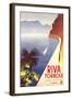 Travel Poster for Garda Lake-null-Framed Art Print