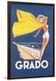 Travel Poster for Grado-Found Image Press-Framed Giclee Print