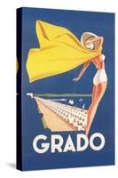 Travel Poster for Grado-Found Image Press-Stretched Canvas