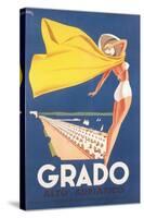 Travel Poster for Grado-null-Stretched Canvas