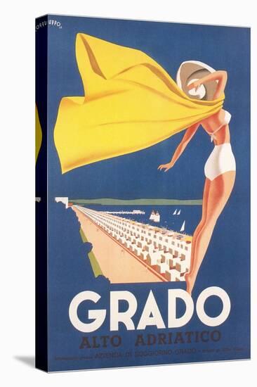 Travel Poster for Grado-null-Stretched Canvas