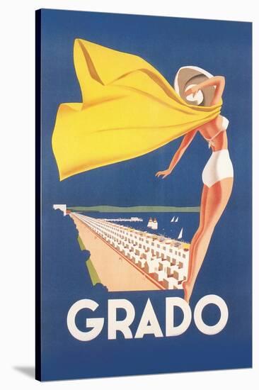 Travel Poster for Grado-null-Stretched Canvas