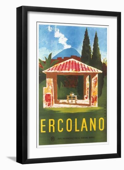 Travel Poster for Herculaneum-null-Framed Art Print