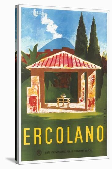 Travel Poster for Herculaneum-null-Stretched Canvas