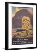 Travel Poster for Hudson Highlands-null-Framed Art Print