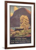 Travel Poster for Hudson Highlands-null-Framed Art Print