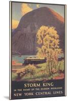 Travel Poster for Hudson Highlands-null-Mounted Art Print