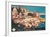 Travel Poster for India-Found Image Press-Framed Giclee Print