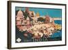 Travel Poster for India-Found Image Press-Framed Giclee Print