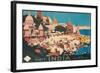 Travel Poster for India-Found Image Press-Framed Giclee Print