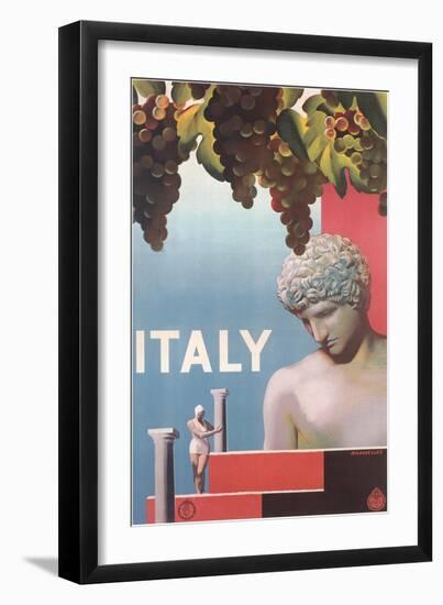 Travel Poster for Italy-null-Framed Art Print