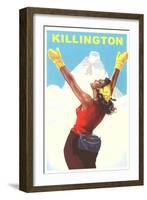 Travel Poster for Killington-null-Framed Art Print