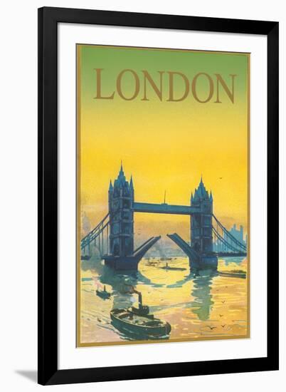 Travel Poster for London-null-Framed Art Print