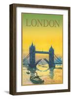 Travel Poster for London-null-Framed Premium Giclee Print