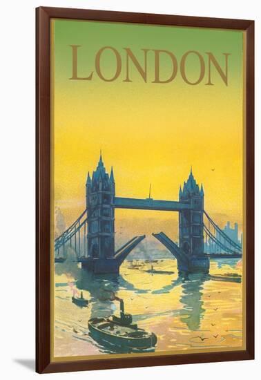 Travel Poster for London-null-Framed Art Print