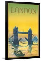 Travel Poster for London-null-Framed Art Print