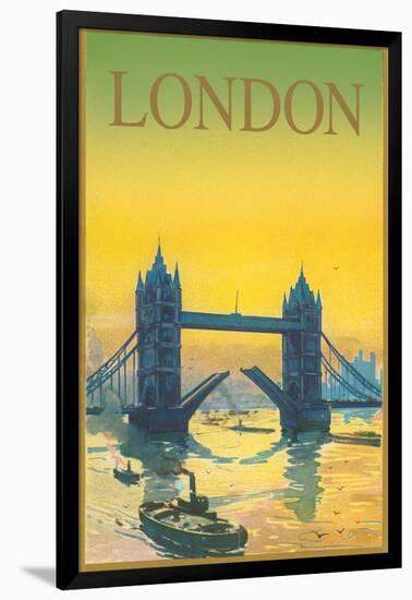 Travel Poster for London-null-Framed Art Print