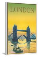 Travel Poster for London-null-Framed Art Print