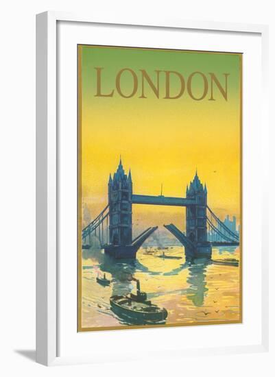 Travel Poster for London-null-Framed Art Print