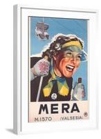 Travel Poster for Mera-null-Framed Art Print
