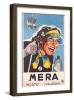 Travel Poster for Mera-null-Framed Art Print