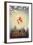 Travel Poster for Merano-null-Framed Art Print