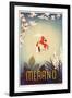 Travel Poster for Merano-null-Framed Art Print