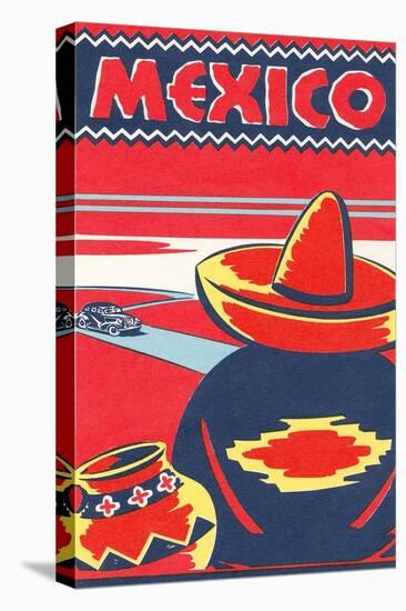 Travel Poster for Mexico-null-Stretched Canvas