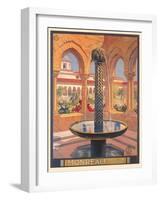 Travel Poster for Monreale-null-Framed Art Print