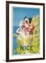 Travel Poster for Nice, France-null-Framed Art Print