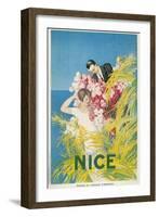 Travel Poster for Nice, France-null-Framed Art Print