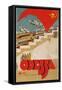 Travel Poster for Odessa, USSR-null-Framed Stretched Canvas