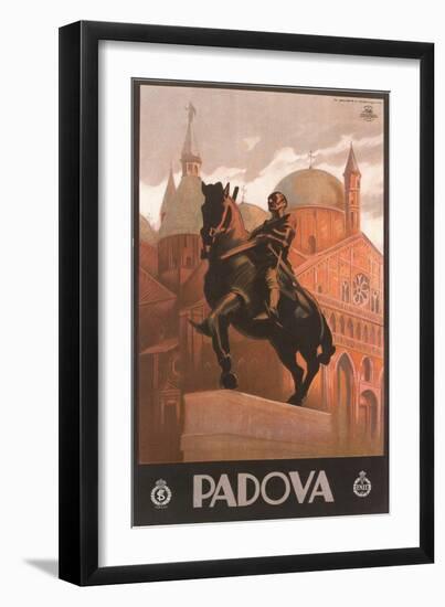 Travel Poster for Padua-null-Framed Art Print