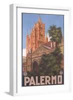 Travel Poster for Palermo-null-Framed Art Print