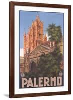 Travel Poster for Palermo-null-Framed Art Print