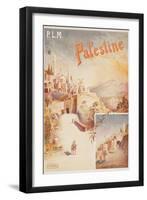 Travel Poster for Palestine-null-Framed Art Print