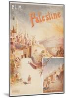 Travel Poster for Palestine-null-Mounted Art Print