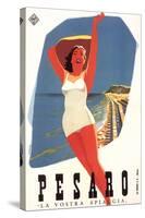 Travel Poster for Pesaro-null-Stretched Canvas