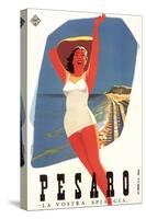 Travel Poster for Pesaro-null-Stretched Canvas