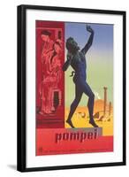 Travel Poster for Pompei-null-Framed Art Print